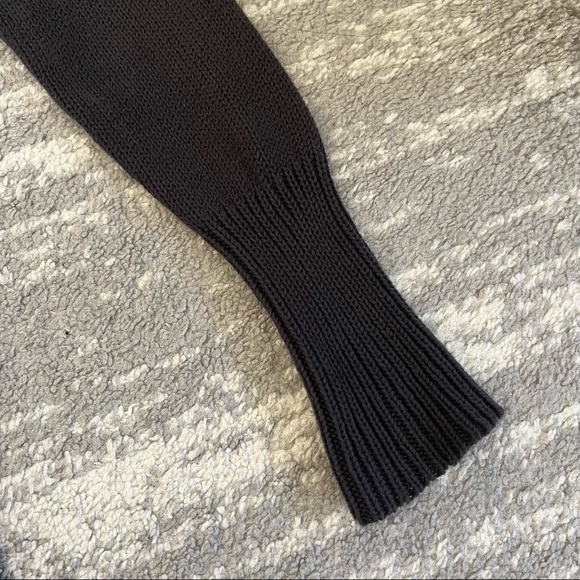 💚 GUC💚 J. CREW Charcoal Knit Cotton Long Cardigan - Picture 5 of 9